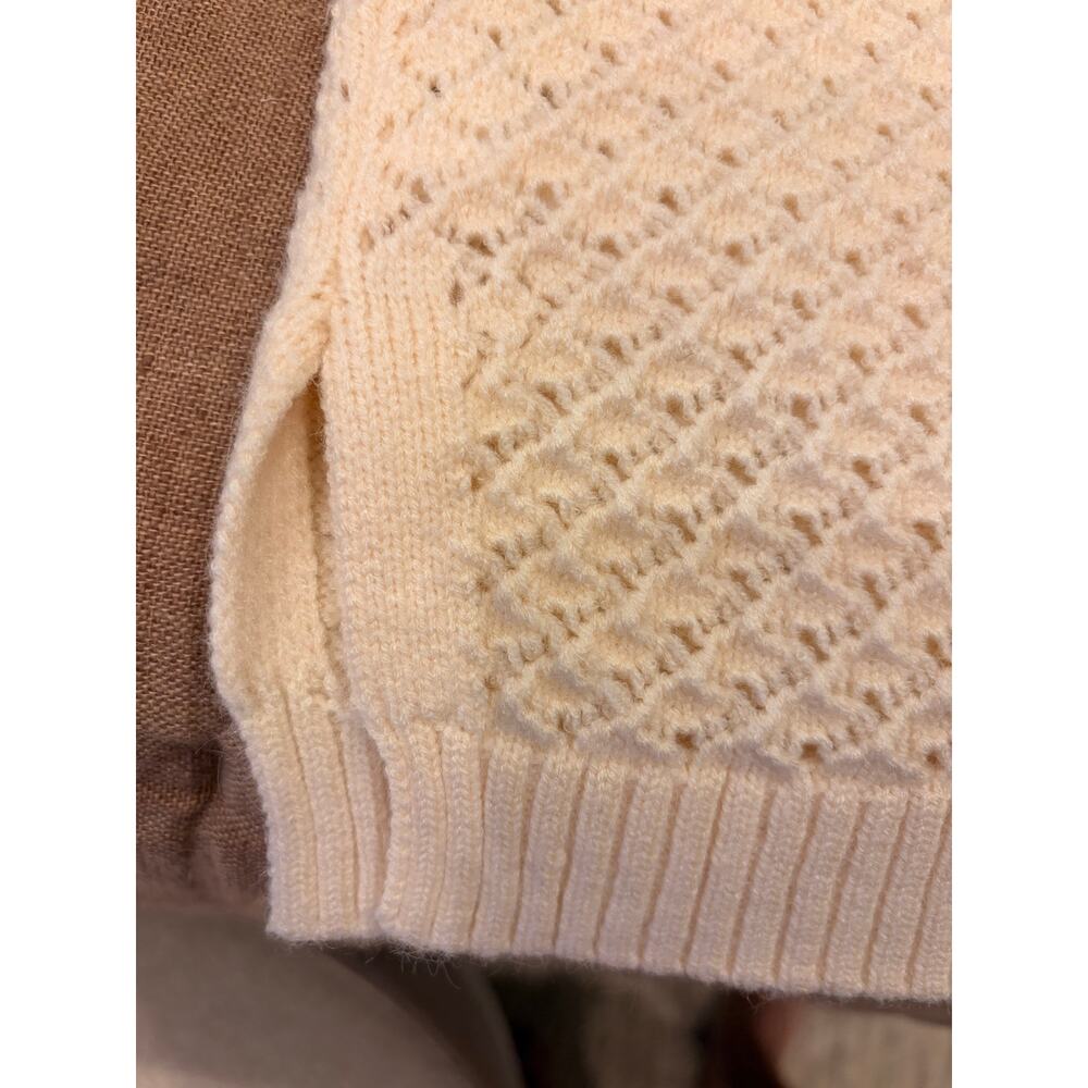 NWT Lucy Paris open knit vest size M NWT - Picture 4 of 5